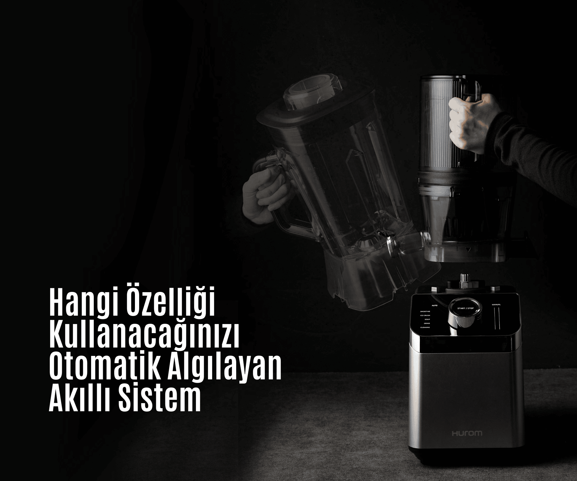 Hurom M100 Modeli Katı Meyve Sıkacağı ve Blender Tanıtım 16