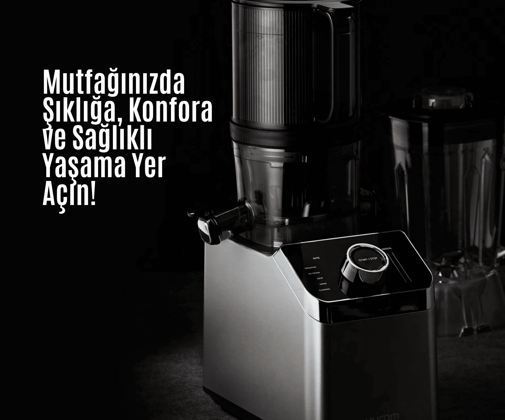 Hurom M100 Modeli Katı Meyve Sıkacağı ve Blender Tanıtım 21