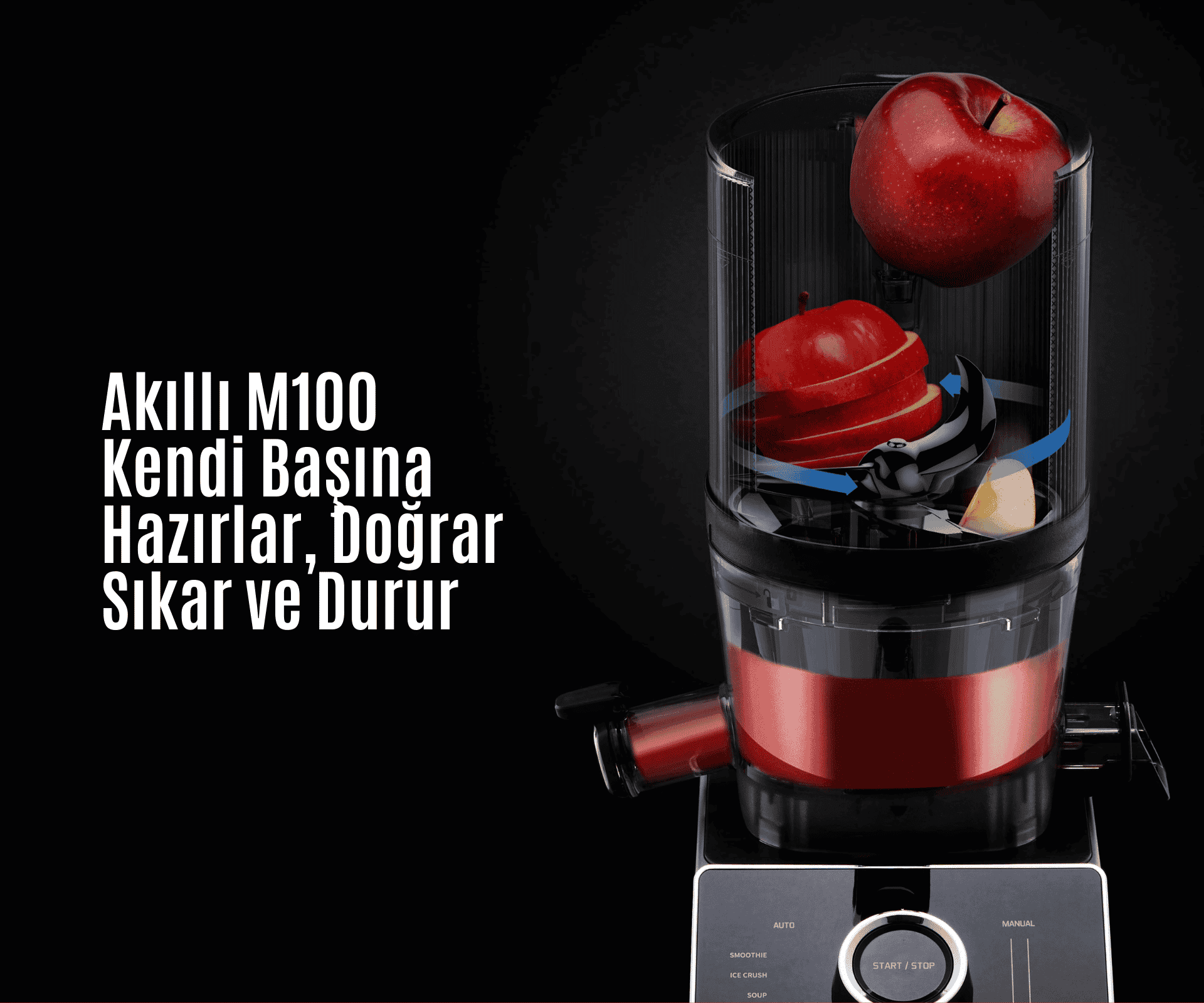 Hurom M100 Modeli Katı Meyve Sıkacağı ve Blender Tanıtım 9