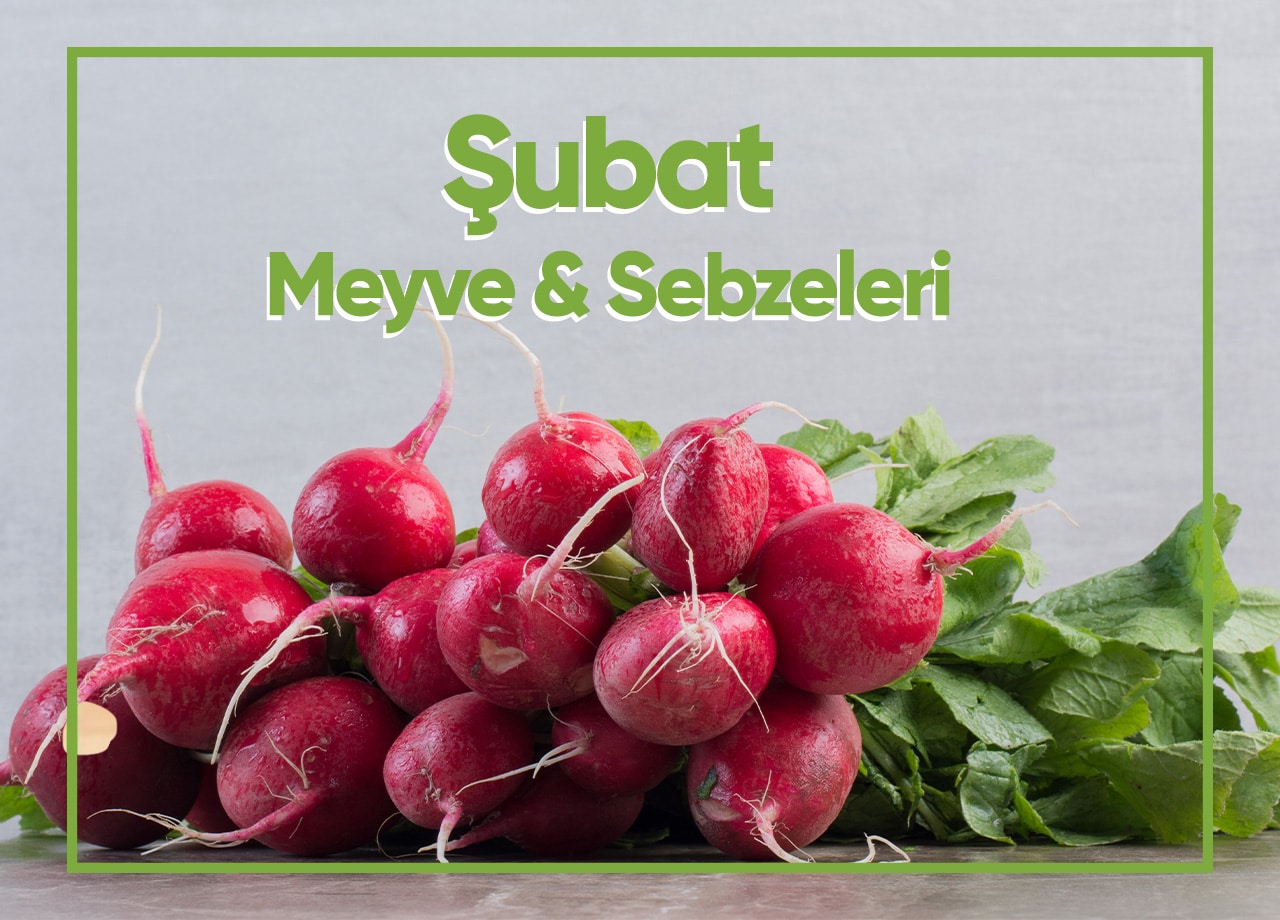 Şubat Ayında Tüketilebilecek En Faydalı 3 Meyve ve 3 Sebze