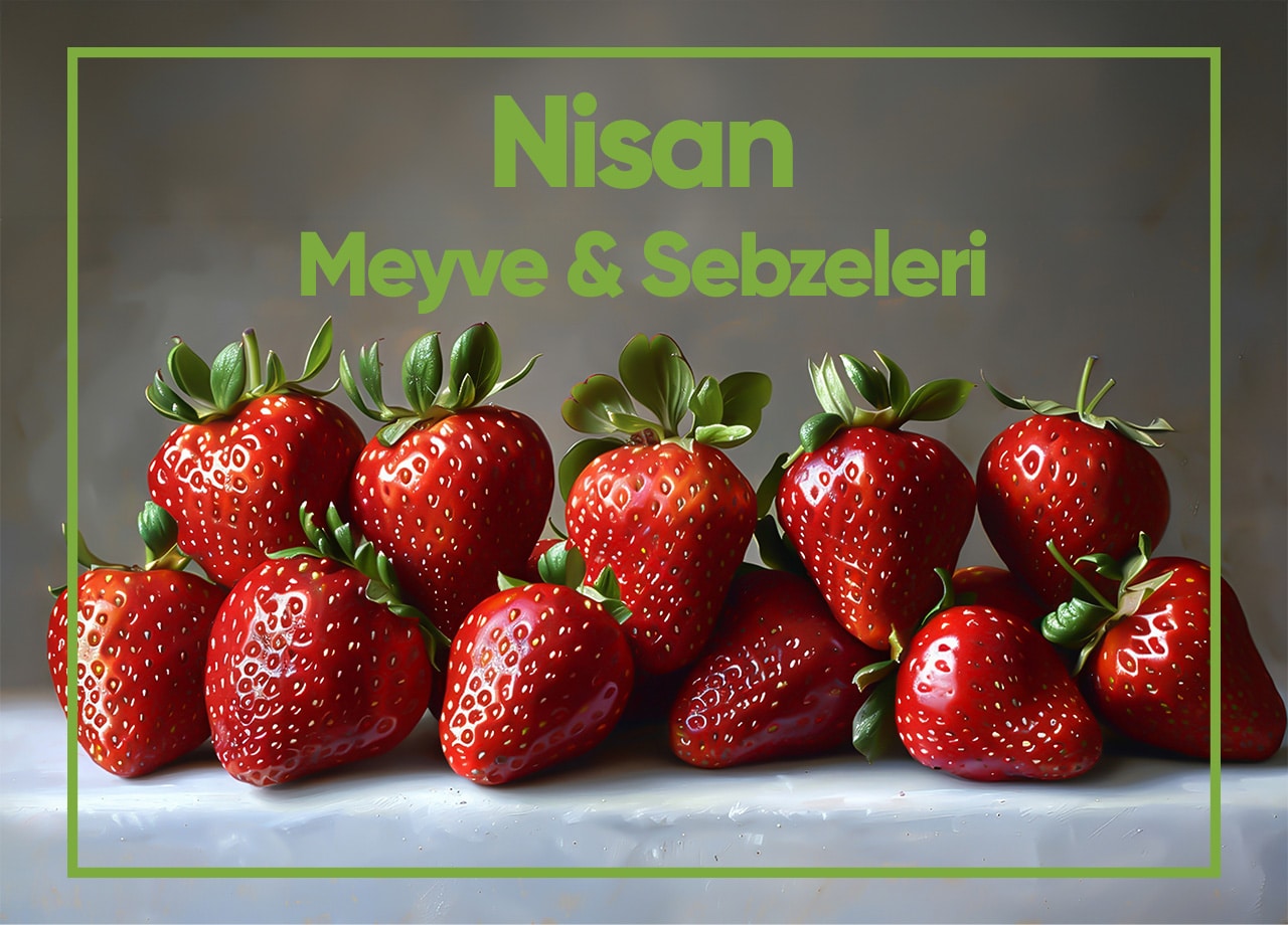 Nisan Ayında Tüketilebilecek En Faydalı 3 Meyve ve 3 Sebze